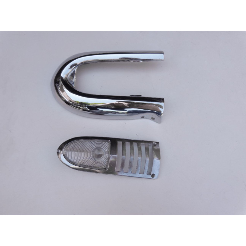 Moldura Esquerda Pisca E Grade Bel Air 1951 Original Usada