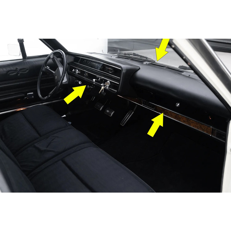 Carcaça Painel E Instrumentos Galaxie Landau 76 Diante Usada