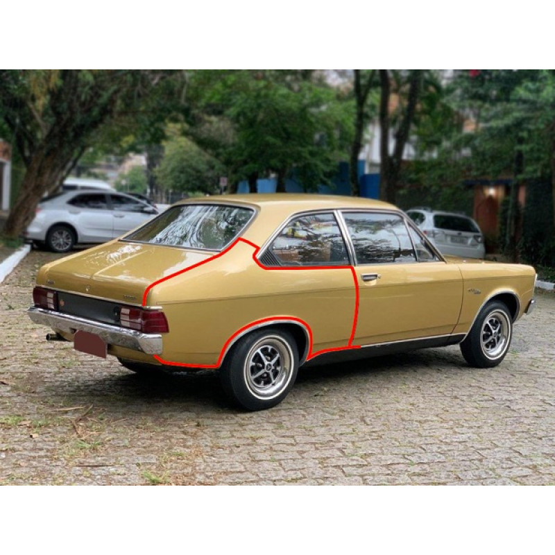 Lateral Paralama Traseiro Direito Dodge 1800 Polara Original Usado