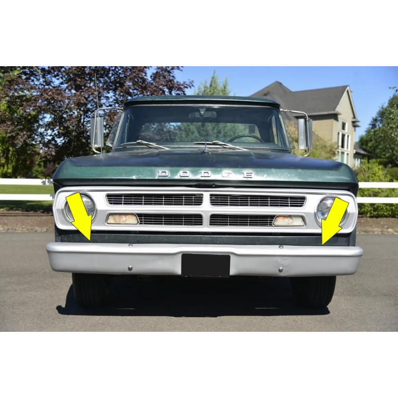 Parachoque Dianteiro Dodge D100 Cromado Original Usado