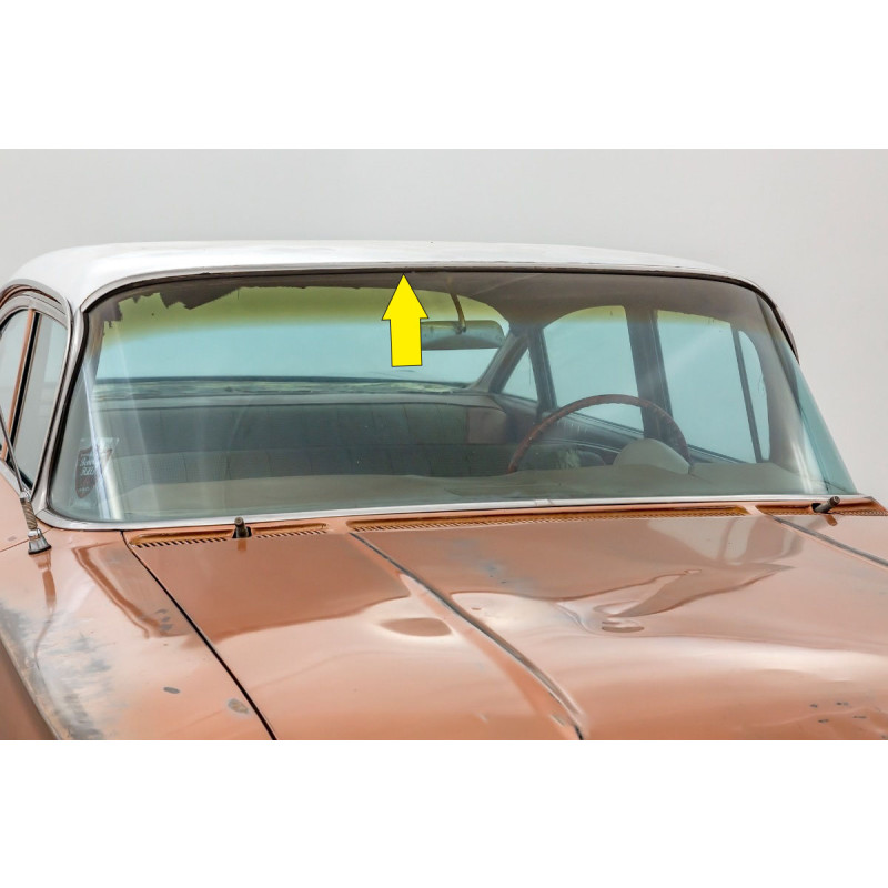 Friso Superior Parabrisa Impala 59 E 60 C/ Coluna Original Usado