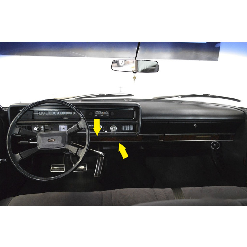 Friso Inferior Painel Landau 76 Diante Com Ar Original Usado