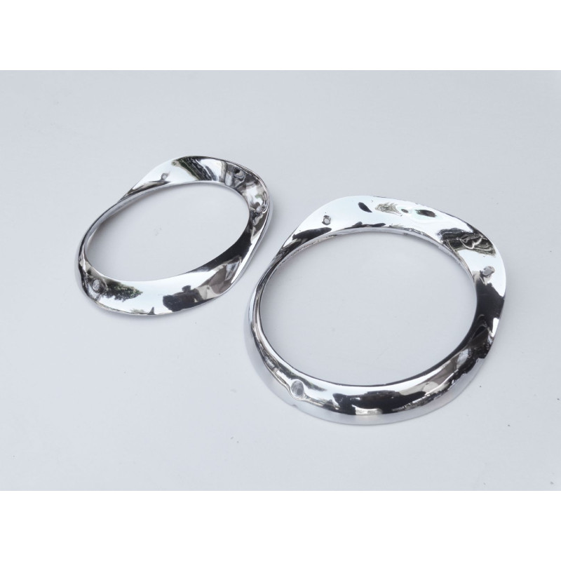 Aro Moldura Farol Chevrolet Bel Air 1956 Original Usada Par