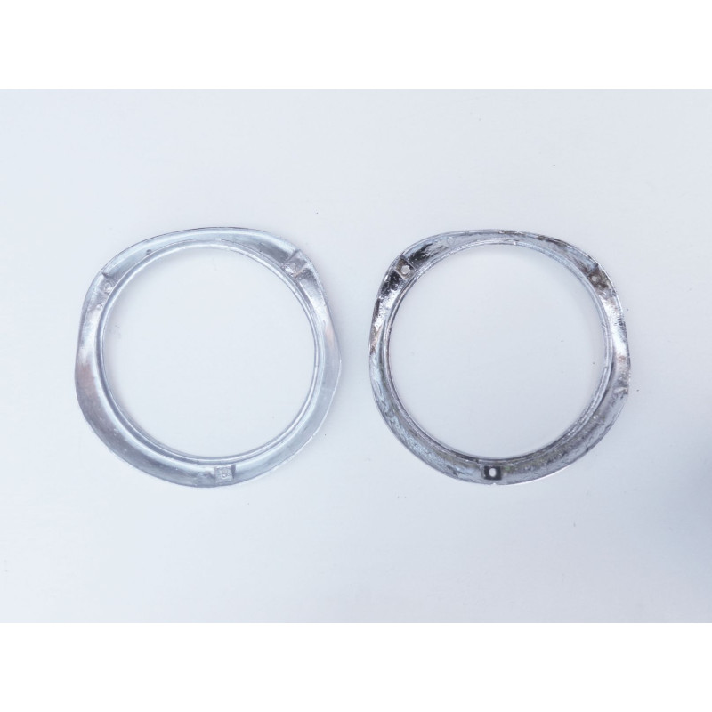 Aro Moldura Farol Chevrolet Bel Air 1956 Original Usada Par