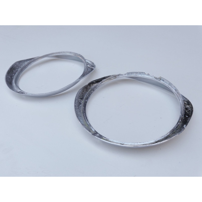 Aro Moldura Farol Chevrolet Bel Air 1956 Original Usada Par