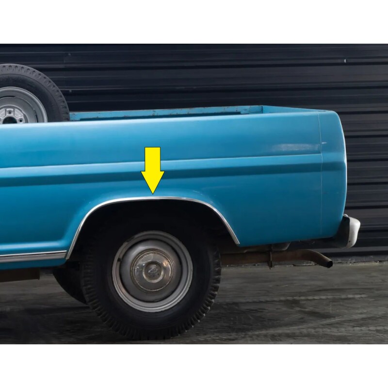 Friso Paralama Traseiro Esquerdo F-100 F-1000 72 À 85 Original Ford
