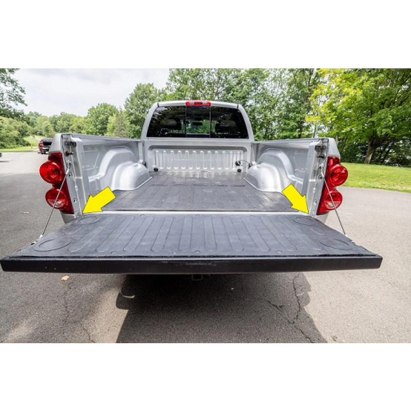 Suporte Dobradiça Tampa Traseira Caçamba Dodge RAM 2002 À 2009 Jogo