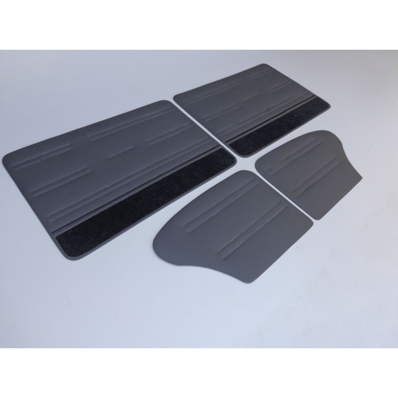 Forro Porta Fusca Itamar 93 À 96 Cinza Carpet Com Detalhe Jogo