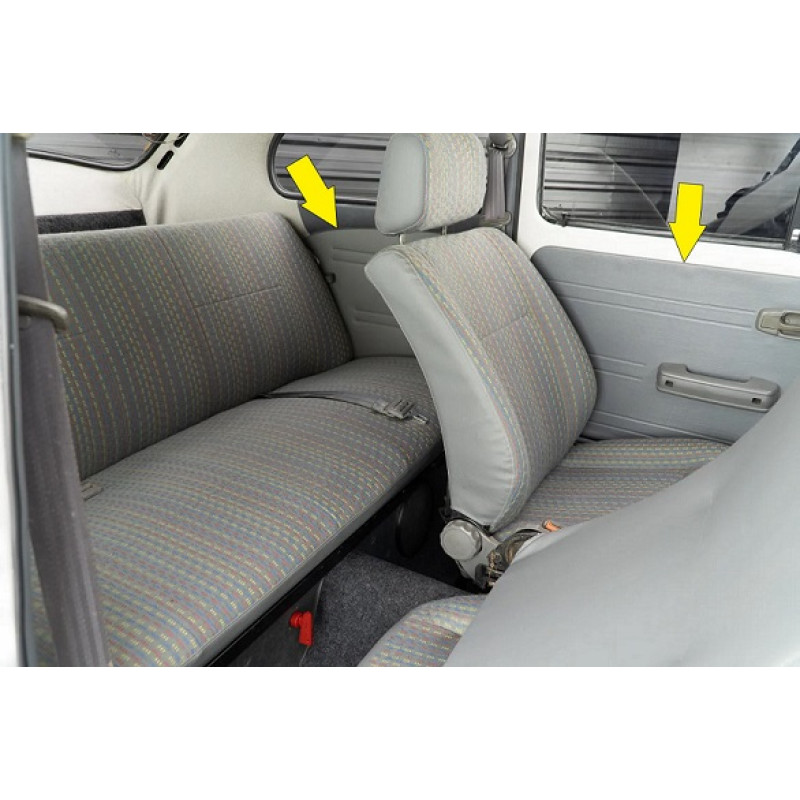 Forro Porta Fusca Itamar 93 À 96 Cinza Carpet Com Detalhe Jogo