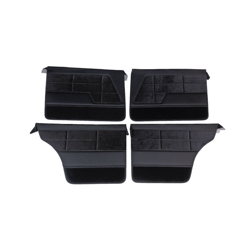 Forro Porta Opala 4 Portas 85 À 90 Preto Com Cinza - Jogo