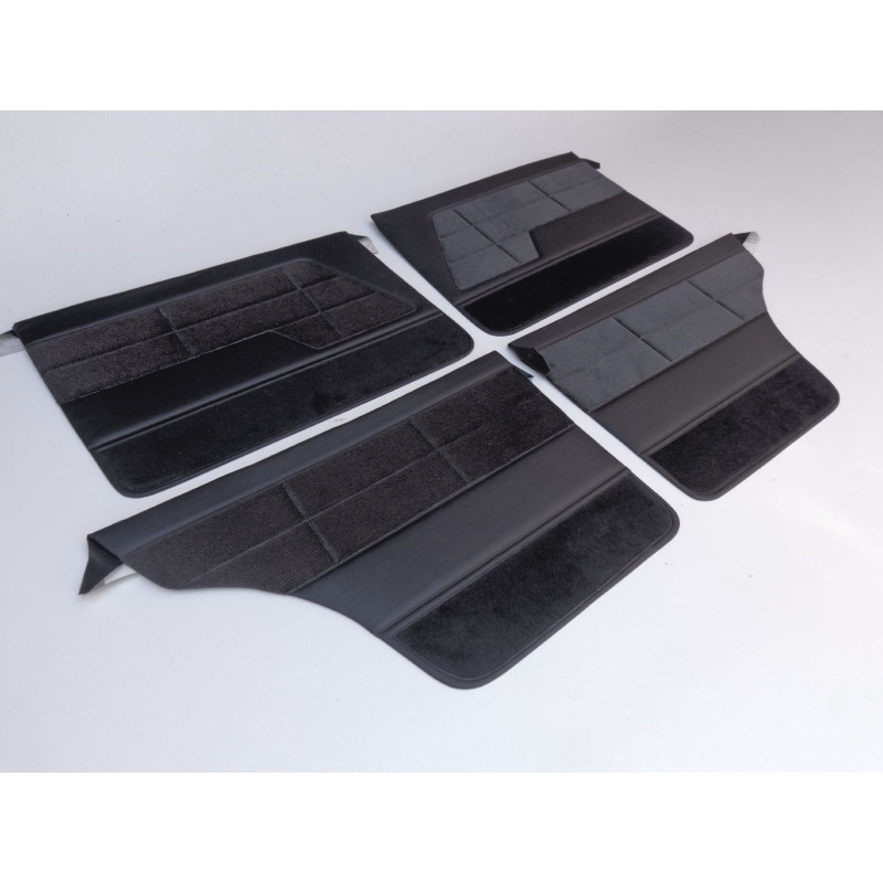 Forro Porta Opala 4 Portas 85 À 90 Preto Com Cinza - Jogo