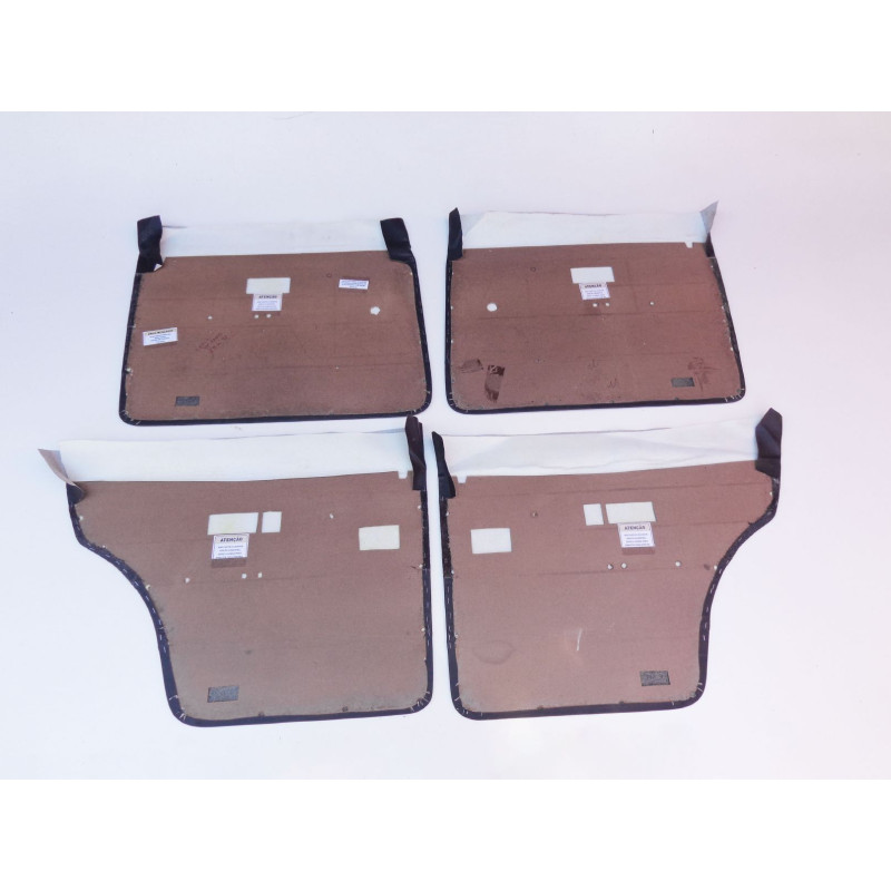 Forro Porta Opala 4 Portas 85 À 90 Preto Com Cinza - Jogo