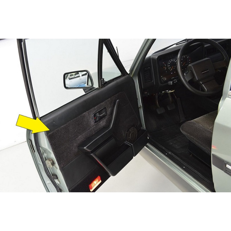 Forro Porta Opala 4 Portas 85 À 90 Preto Com Cinza - Jogo