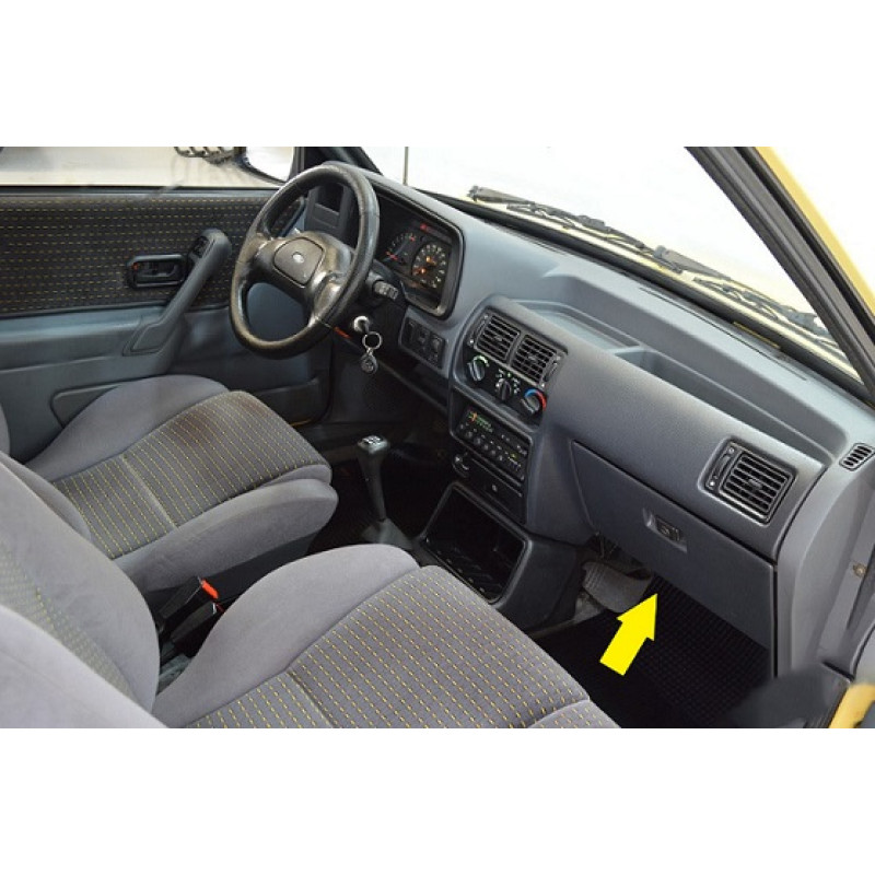 Tampa Porta Luvas Marrom Escort Até 92 Original Ford Usada