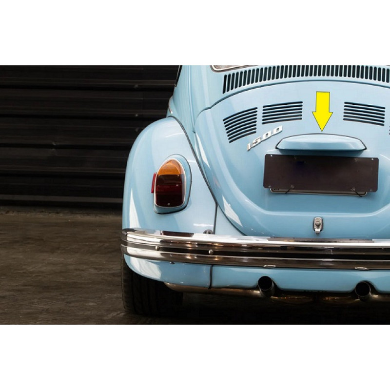 Suporte Alojamento Luz Placa Fusca 71 À 86 Original Usada