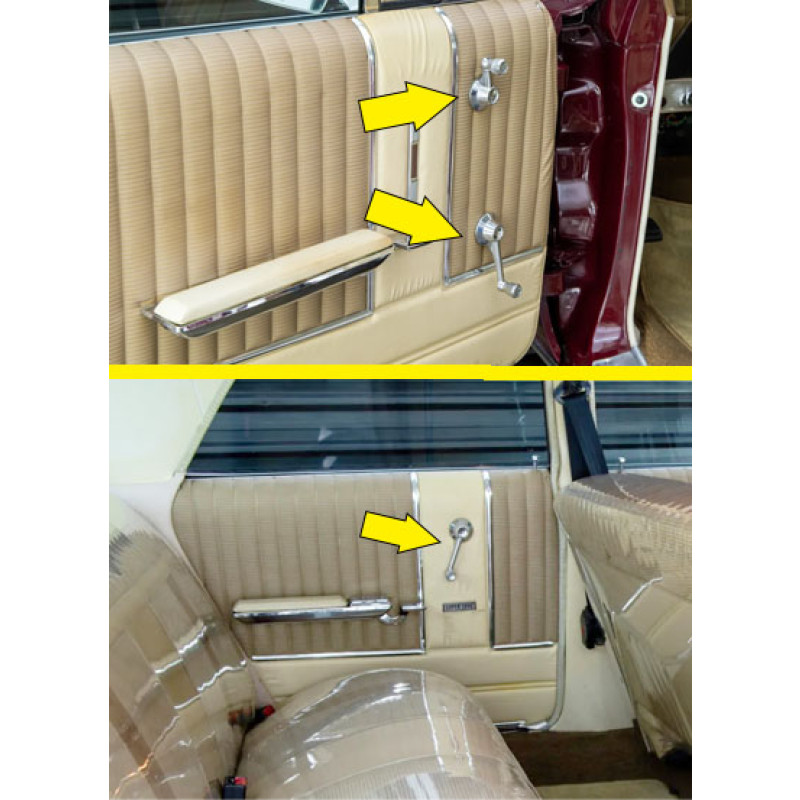 Manivela Vidro E Quebra Vento Galaxie Landau Usada - Jogo