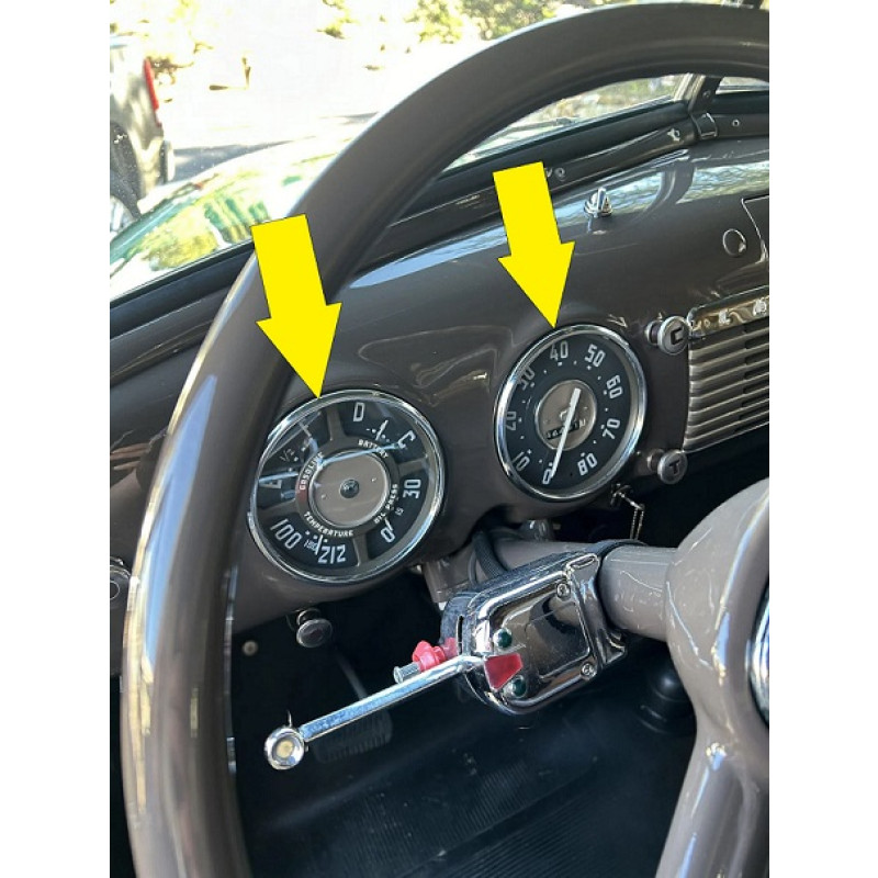 Velocímetro Relógio Instrumentos Chevrolet Boca Sapo 47 À 53 Restaurados