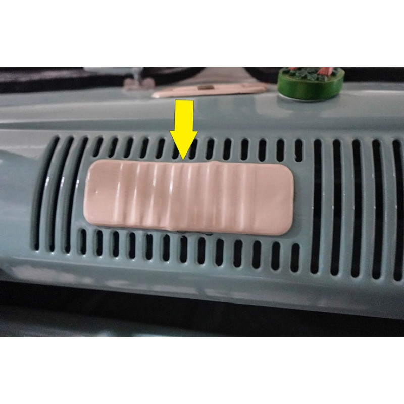 Tampa Do Rádio Da Kombi Corujinha Até 75 Original VW Usada