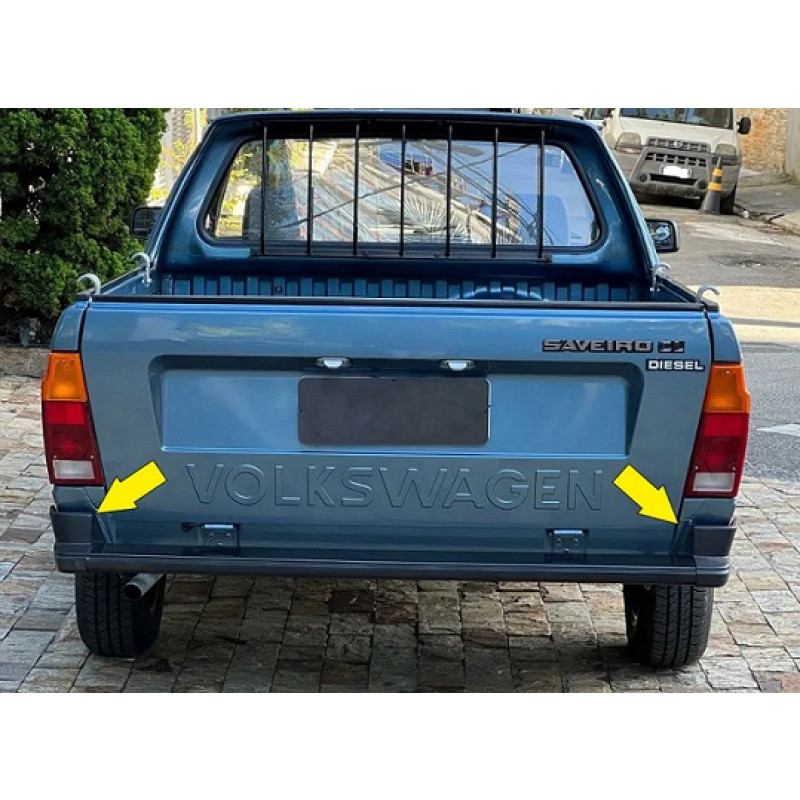 Ponteira Parachoque Traseiro Saveiro Até 92 Original Nova - Par