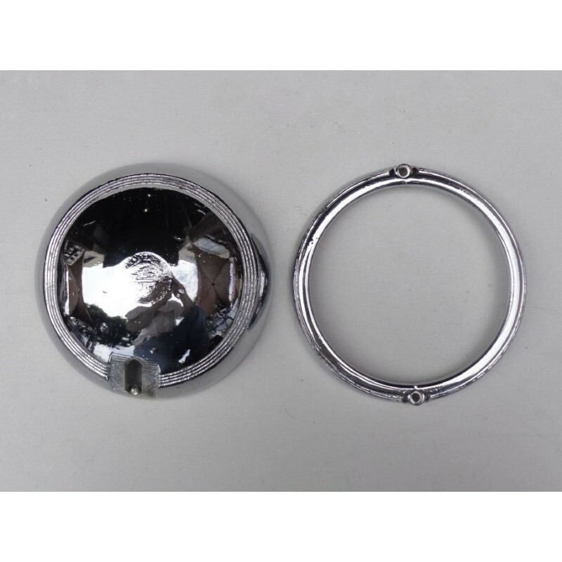 Farol Milha Neblina 4" Antigo Cromado Universal - Unitário