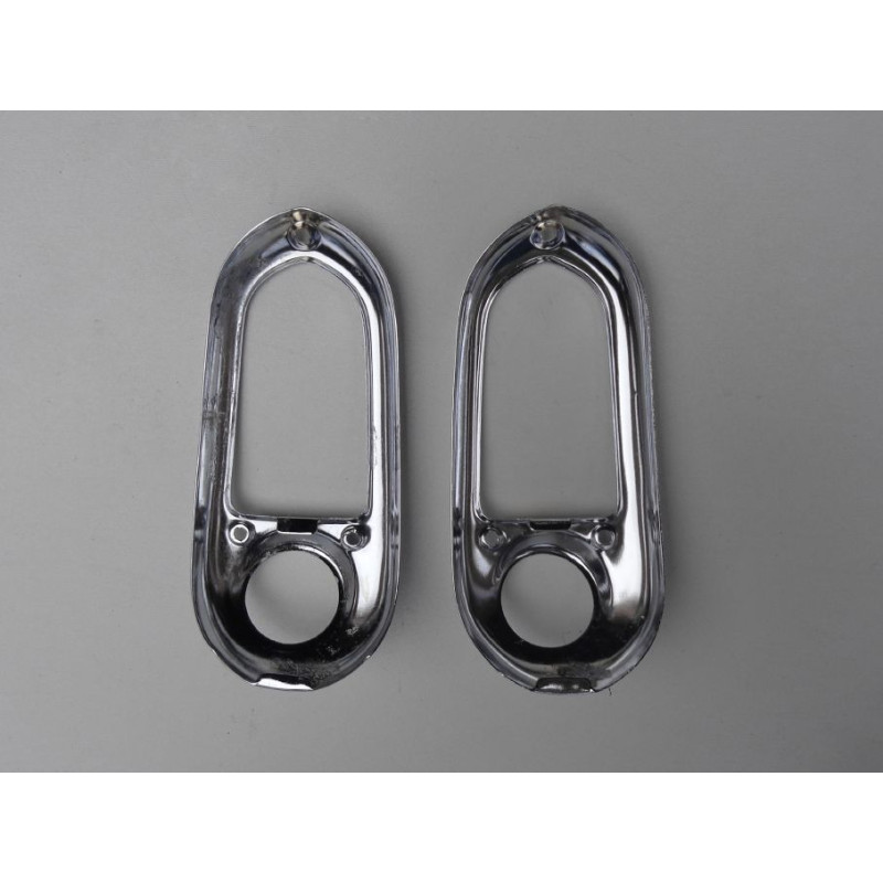 Aro Moldura Lanterna Chevrolet Passeio 1949 E 50 Novo - Par