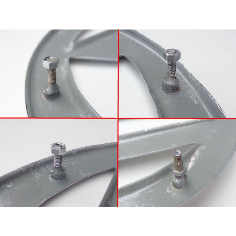 Emblema VW Frontal Kombi Corujinha Até 75 Cromado Usado