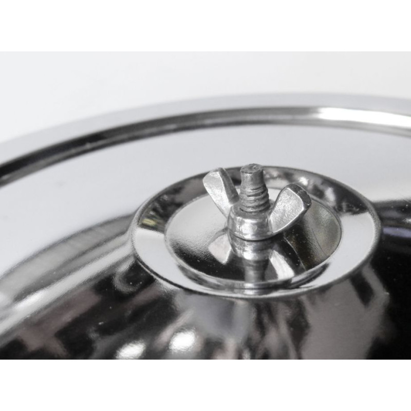 Filtro De Ar Cromado Carro Antigo Erson Boca 13cm Novo