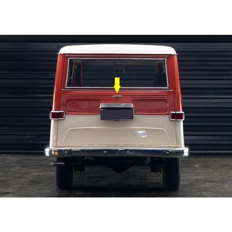 Maçaneta Tampa Traseira Rural Chave Antiga - Marca Ellen 