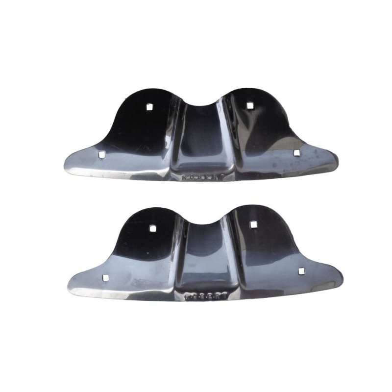 Reforço Paralama Traseiro Fusca Asa Morcego Inox - Par
