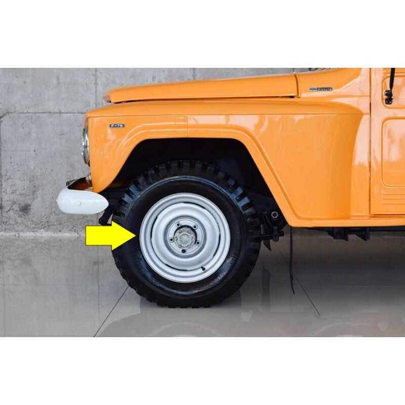 Roda Aro 16 X 4,5 F-75 Jeep Mesmo Mês Ano Original  - Jogo
