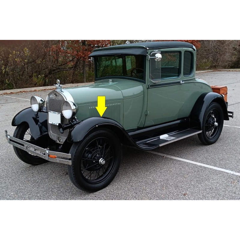 Paralama Dianteiro Esquerdo Ford 1928 E 1929 Fordinho Original Usado