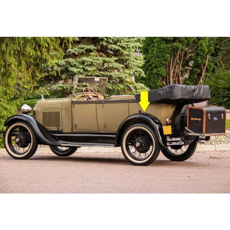 Paralama Traseiro Esquerdo Ford 1928 E 1929 Fordinho Original Usado