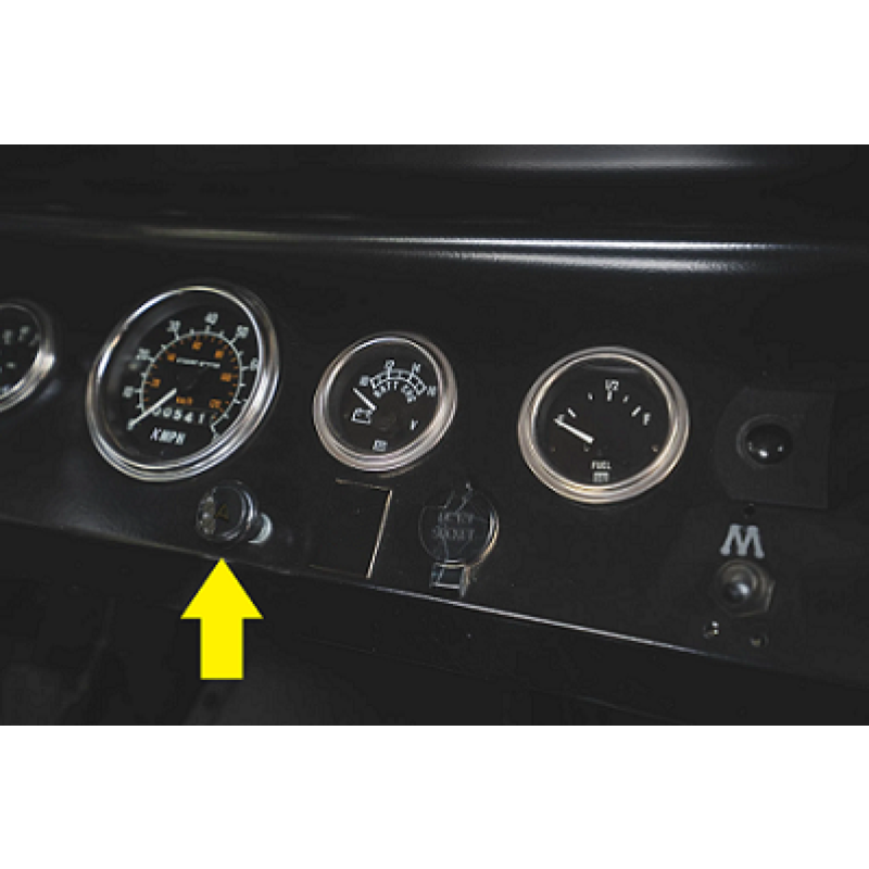 Cabo Afogador Jeep Willys 100 Cm Original Novo Com Detalhe