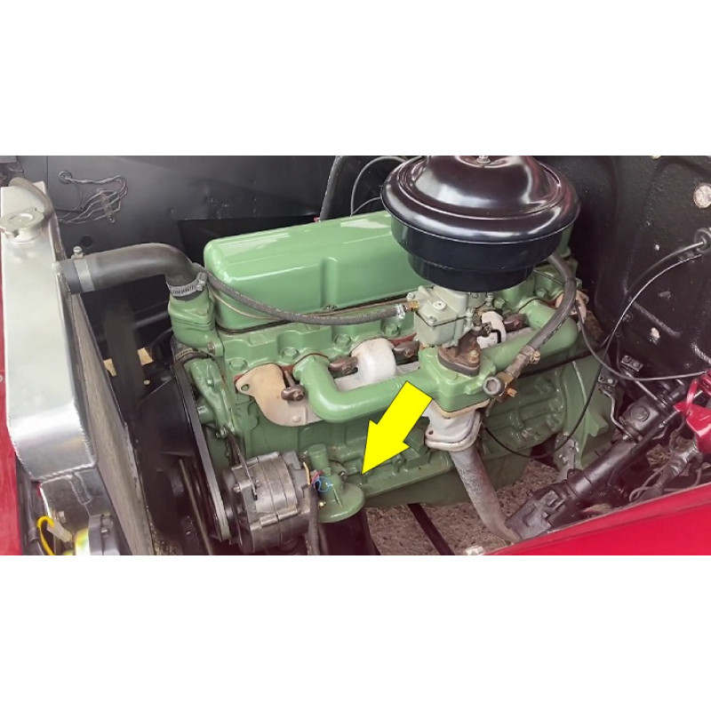 Suporte Caneca Filtro Óleo Motor Chevrolet 261 Brasil C-14