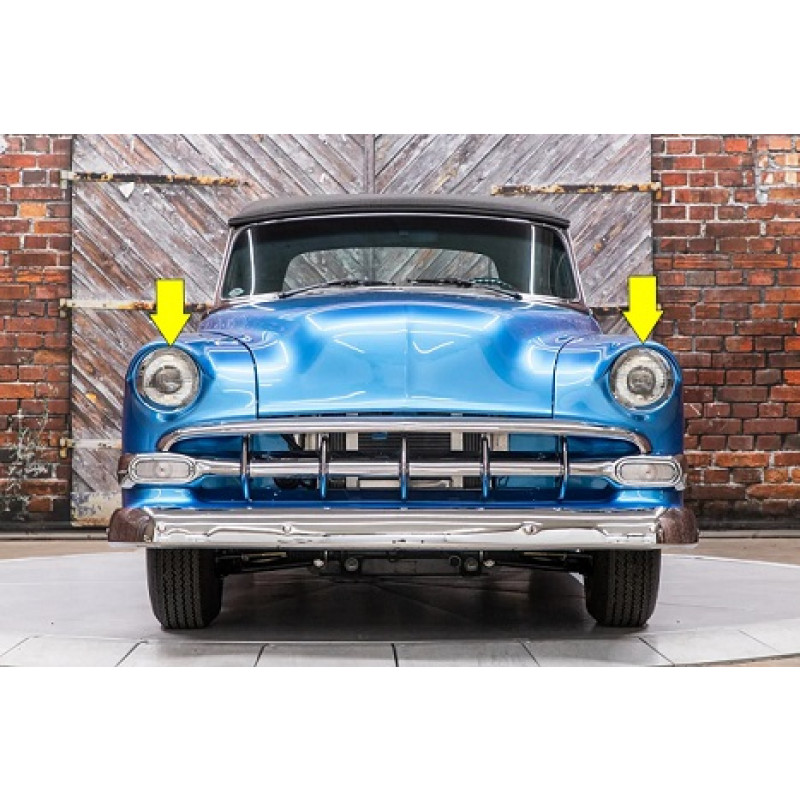 Bojo Alojamento Farol Bel Air Cadillac 54 E 55 Original GM - Par