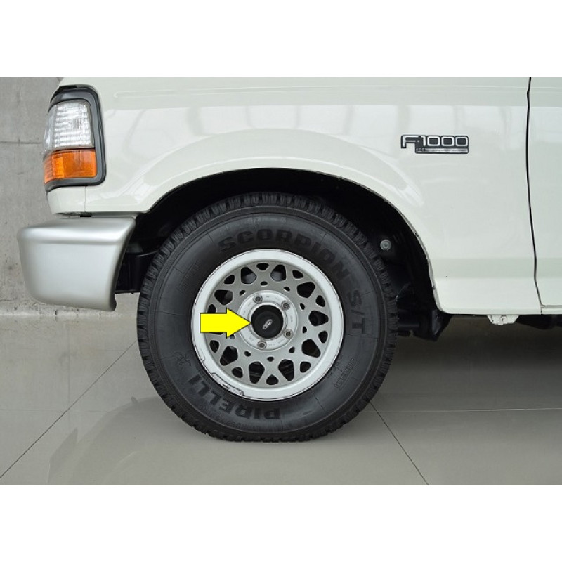 Calota Copinho Metal P/ Roda Ferro F-1000 86 À 98 Original - Jogo