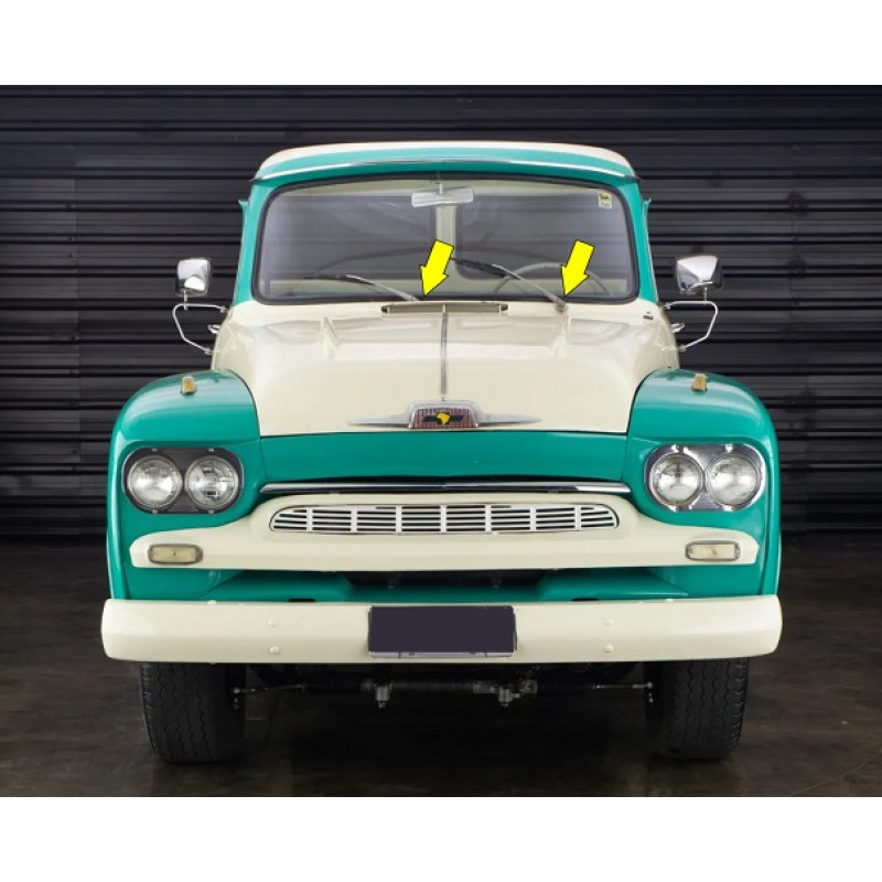 Pivô Limpador Parabrisa Chevrolet Brasil 1963 E 64 Novo - Par