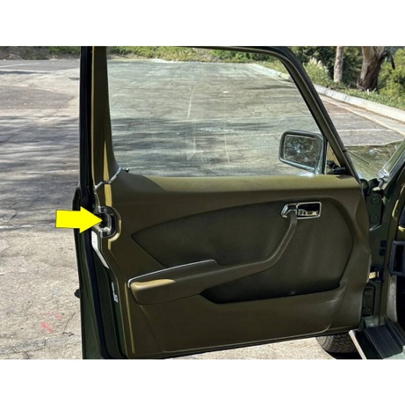 Acabamento Da Fechadura Da Porta Mercedes W116 Original - Par