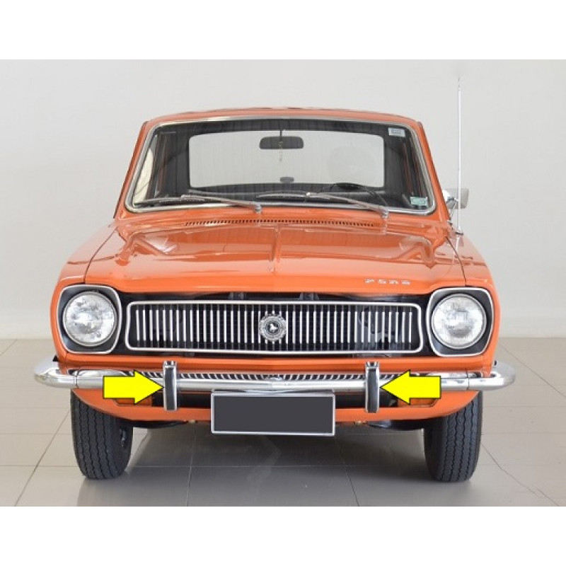 Batente Parachoque Corcel I Belina I Até 72 Original - Par