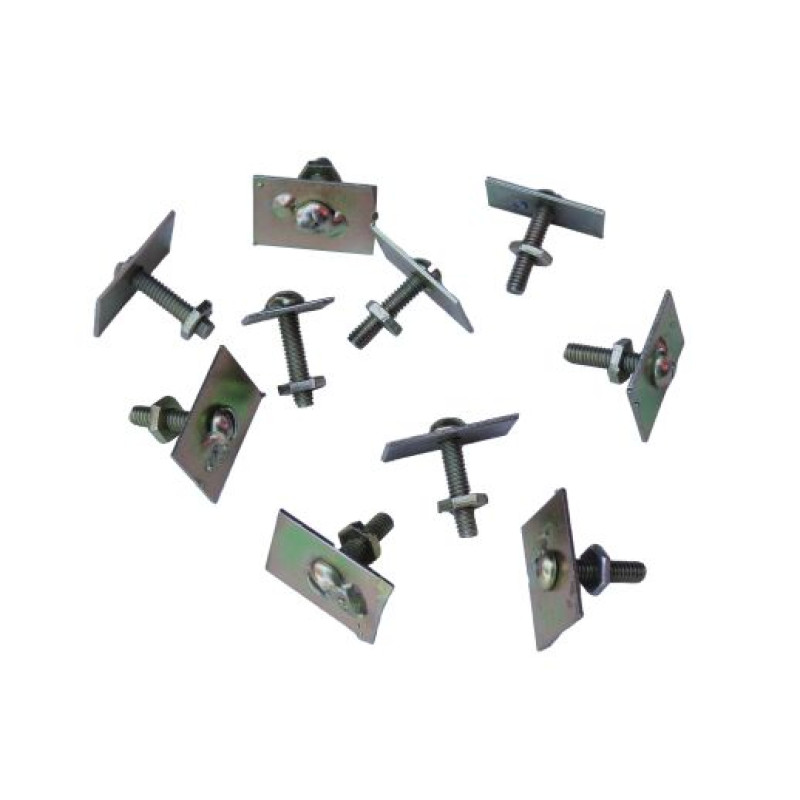 Grampo Para Friso 2,3 cm X 1,5 cm Universal Carro Antigo Kit C/ 10