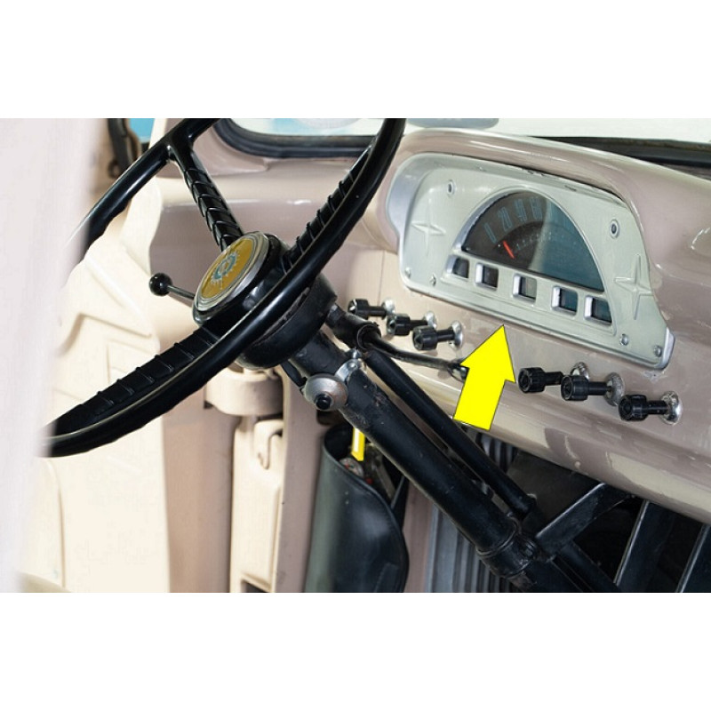 Painel Velocímetro F-100 F-600 62 À 68 Original Restaurado 