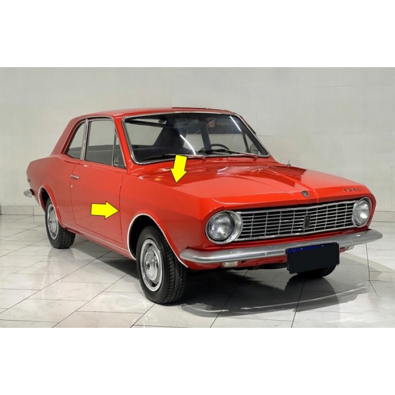 Paralama Direito Corcel I Belina I Até 72 Original Usado