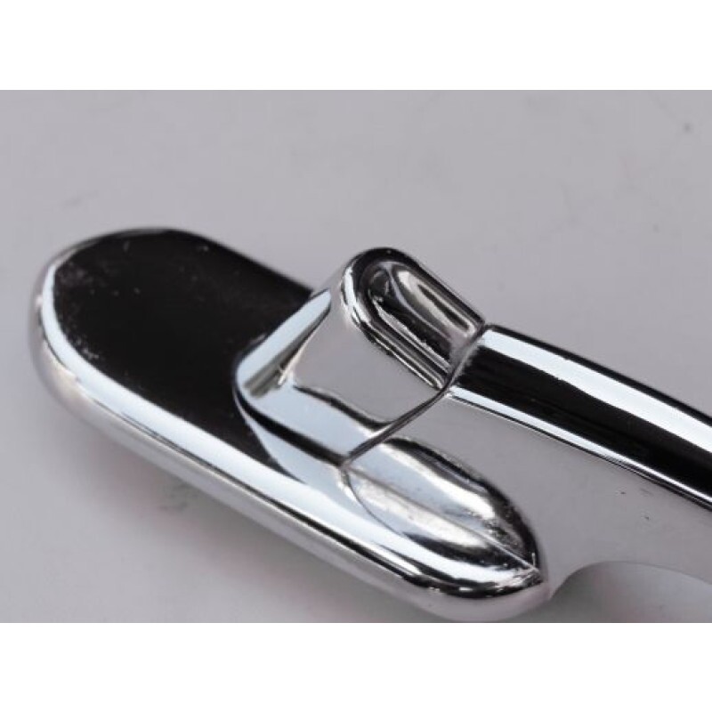 Maçaneta Externa Carro Antigo Adaptação Hot Rod Cromada - Jogo