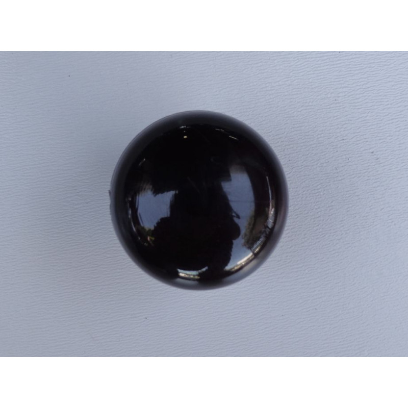 Manopla Do Câmbio Na Coluna Chev Boca De Sapo Marrom Nova