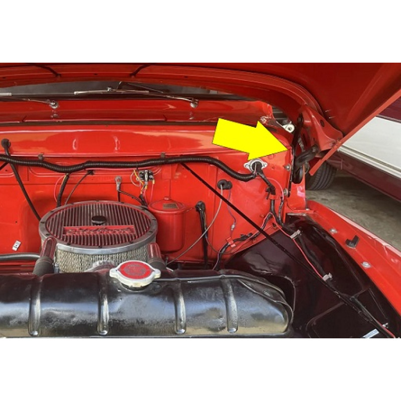 Braço Dobradiça Esquerda Capô F-100 F-600 53 54 55 E 58 Nova