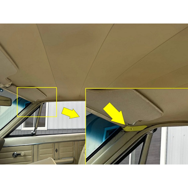 Acabamento Coluna Parabrisa E Teto Chevelle Pontiac 66 E 67