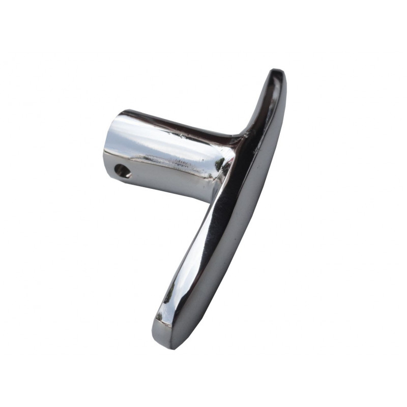 Puxador T Freio De Mão No Painel Opala Caravan Cromado Novo