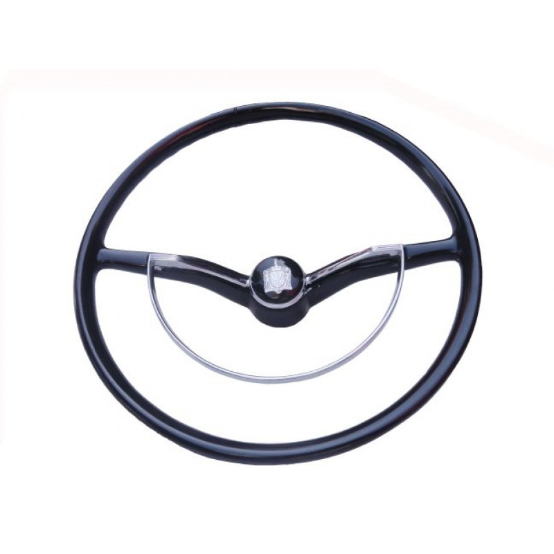 Volante Fusca 70 à 73 Cálice Estria Grossa Preto Original Restaurado