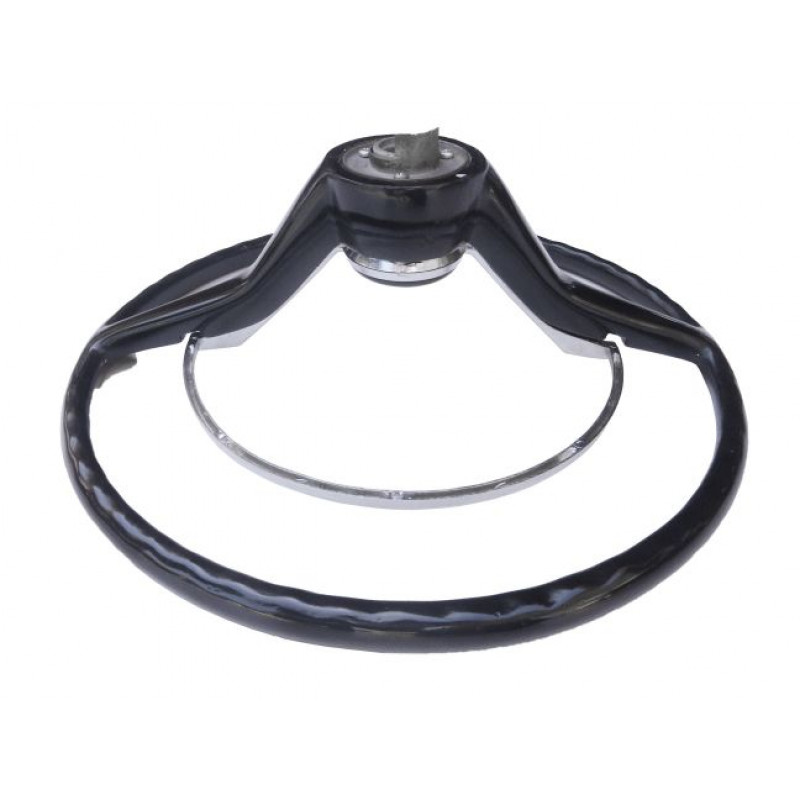 Volante Fusca 70 à 73 Cálice Estria Grossa Preto Original Restaurado