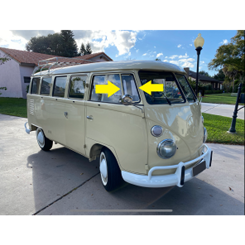 Quadro Interno Quebra Vento Direito Kombi Corujinha Original